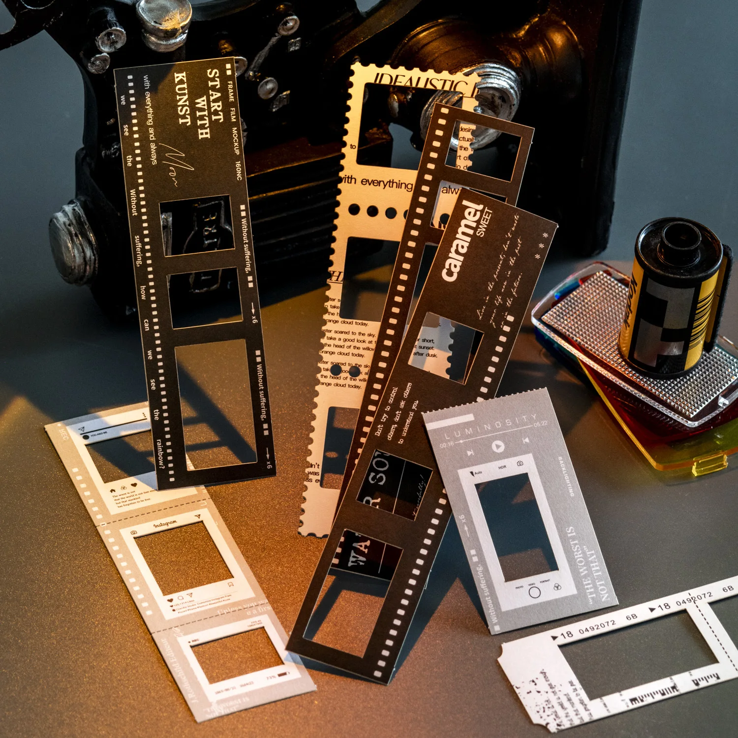 10 stickers per pack watch a movie series movie themed border handheld materials 6 styles