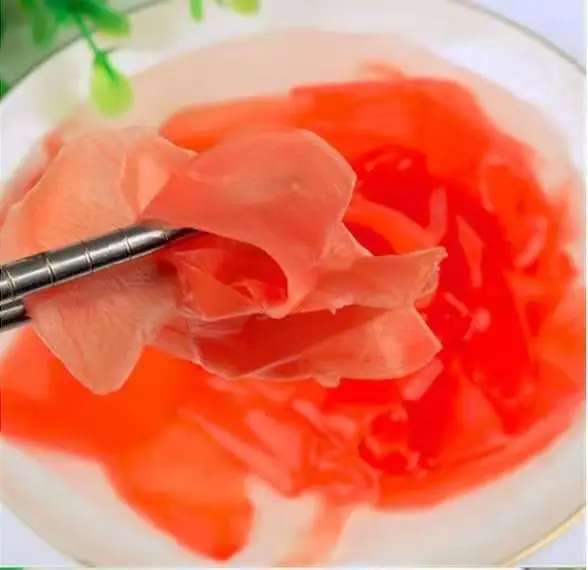 
2020 hot sale 1KG/BAG RUSSIAN RECIPE white ginger natural pickled ginger sushi 