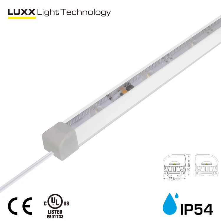 
2019 Slim ALU PCB Aluminum Extrusion Freezers Chillers Corner Distribution Optical Lens LED Lights Cooler Lighting 