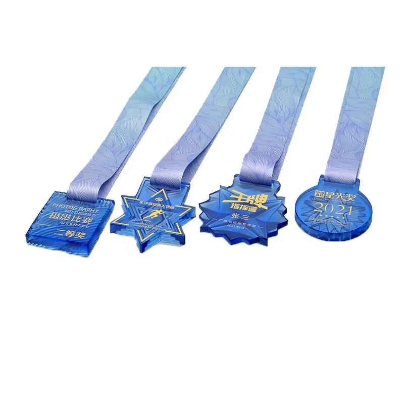 Jadevertu luli  Crystal medal  for  School Student sport Prize Presentation Customize  custom award