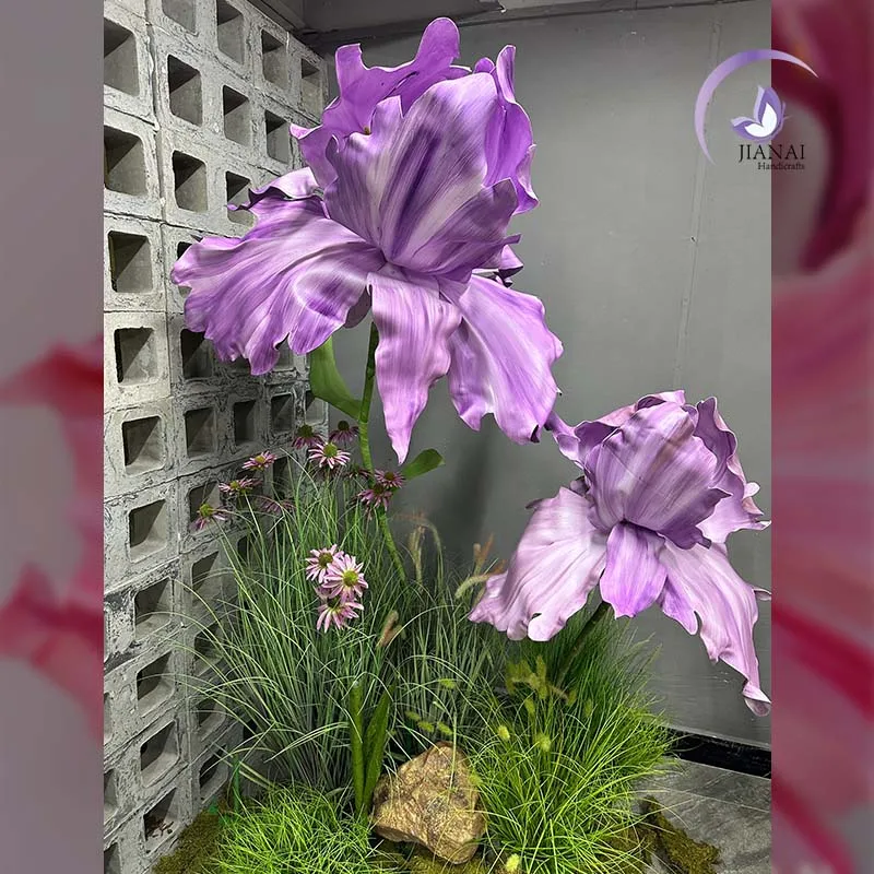 Hot Selling Of All Time Fashion Accessories Handmade Eva Foam Hawaiian Hibiscus Flower With Special/unique Tattoo Pattern Print