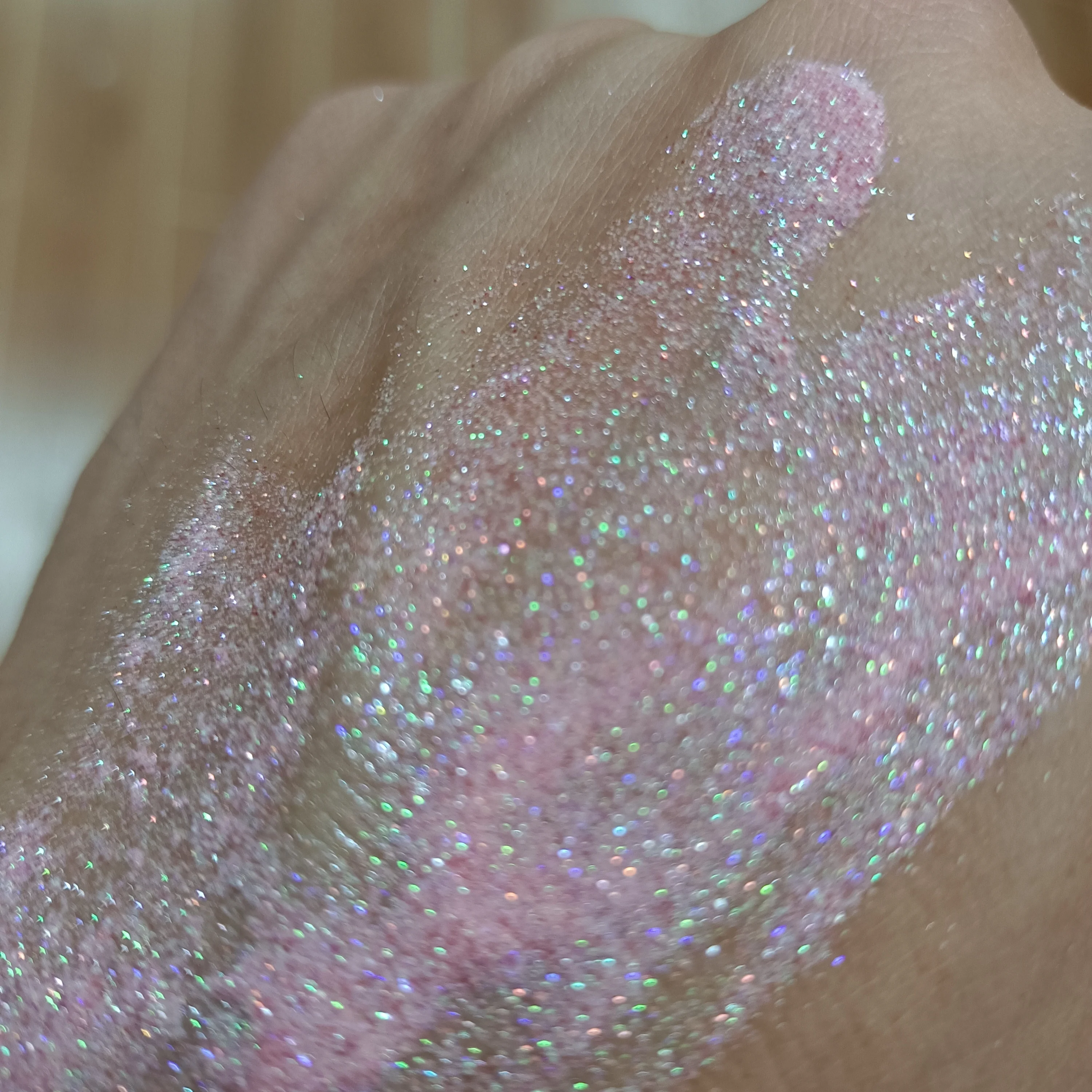 2024 New Listing Original Shengshi pyrotechnics Polyester Pastel Iridescent Bottle Glitter powder fine Decoration for Nail art