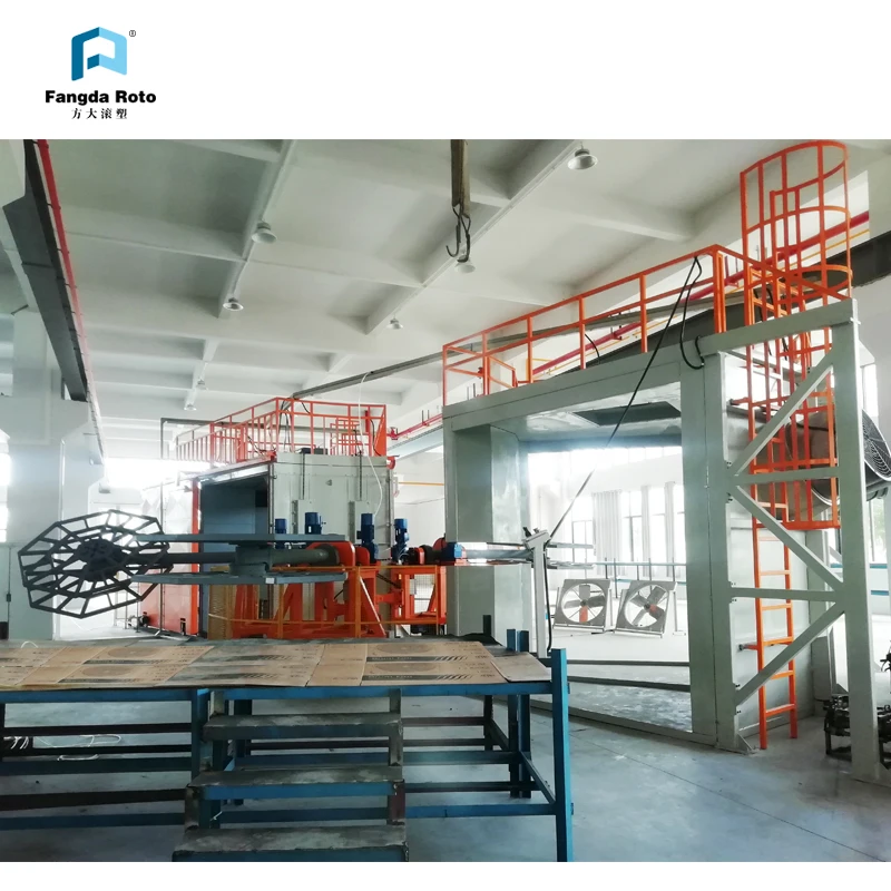 Автоматическая Ротационная формовочная машина Fangda для пластиковых стульев