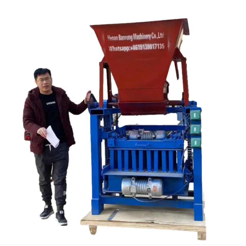 BR4-35 полу-автоматическая машина для изготовления кирпича цена бетонна и пустотелого кирпич делая машину