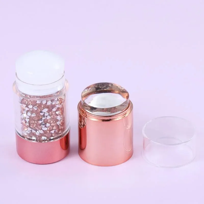 Newest Aurora Pink Nail Compression Molds Wholesale High Quality Nail Compression Molds and Scrapers