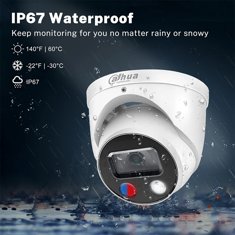 Valucam Da hua Wizsense 4MP 5MP 4K POE Full Color HD Night Vision Turret Externa Indoor Network