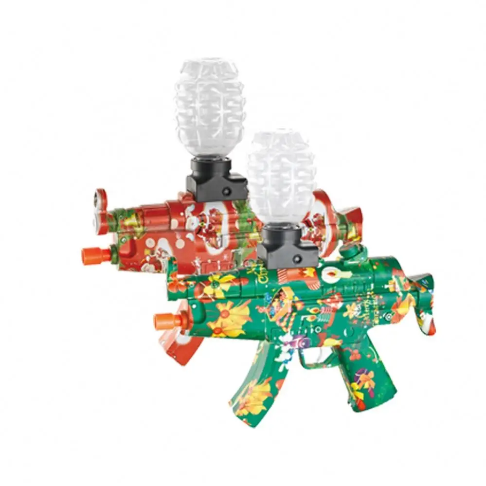 Discount Christmas Skin M416 MP5 AK Gel Ball Blaster Automatic Toy Gun Gel Gun Electric Splatter Ball Gun for Adults