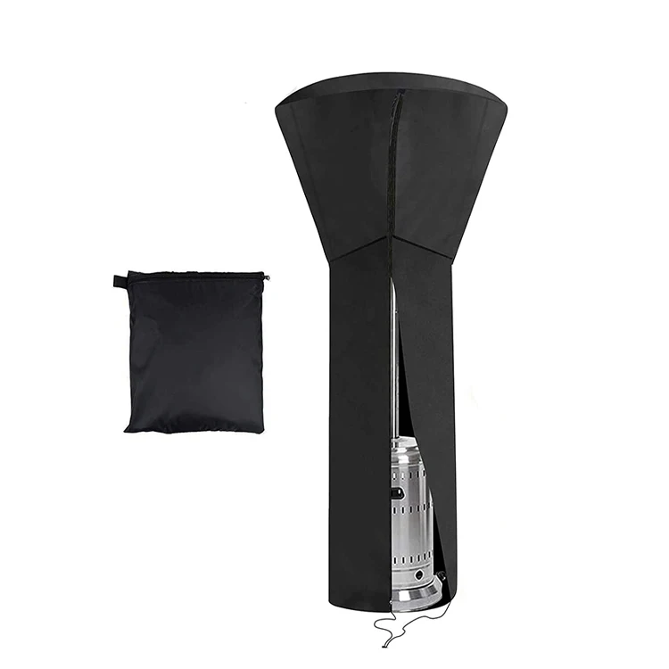 custom size 210d Anti-UV Patio gas heater cover outdoor rain proof waterproof tear resistant heater cover