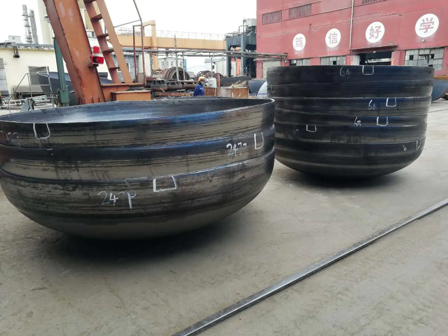 ASME U Stamp Pressure Vessel Heads Ellipsoidal Dished Heads Stainless Steel 316L Dished Ends