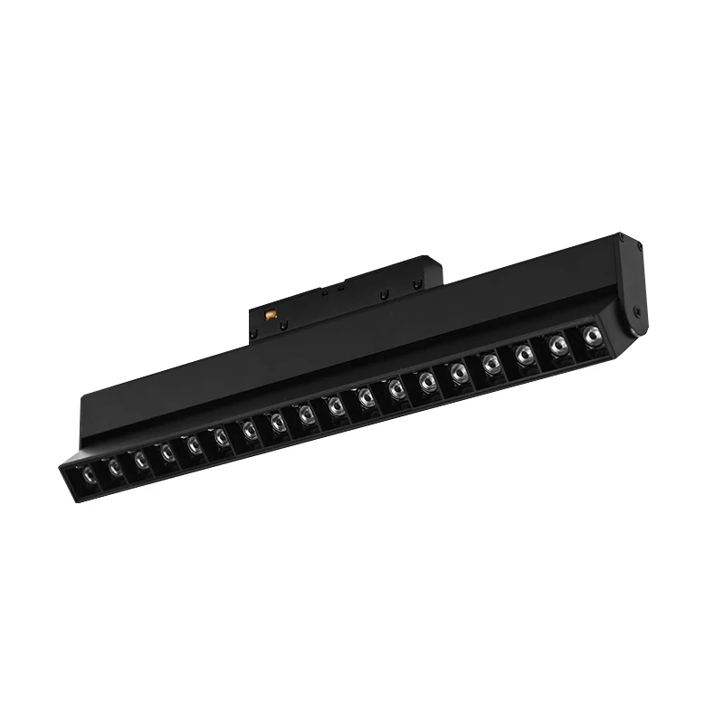 Gold supplier sells custom commercial lighting DC48V low voltage magnetic track light adjustable linear grill light