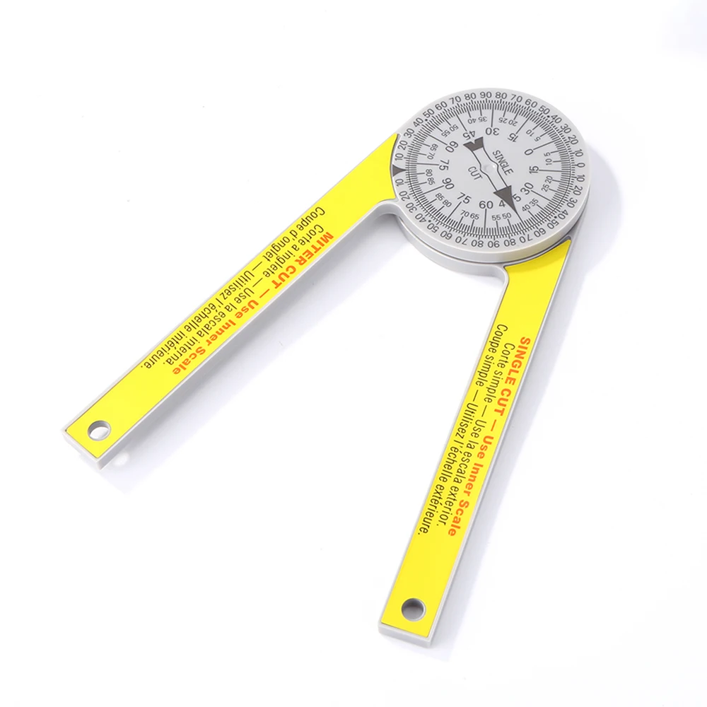 
Miter Saw Protractor ABS Digital Protractor Ruler Inclinometer Protractor Miter Saw Angle Level Meter Measuring Tool 