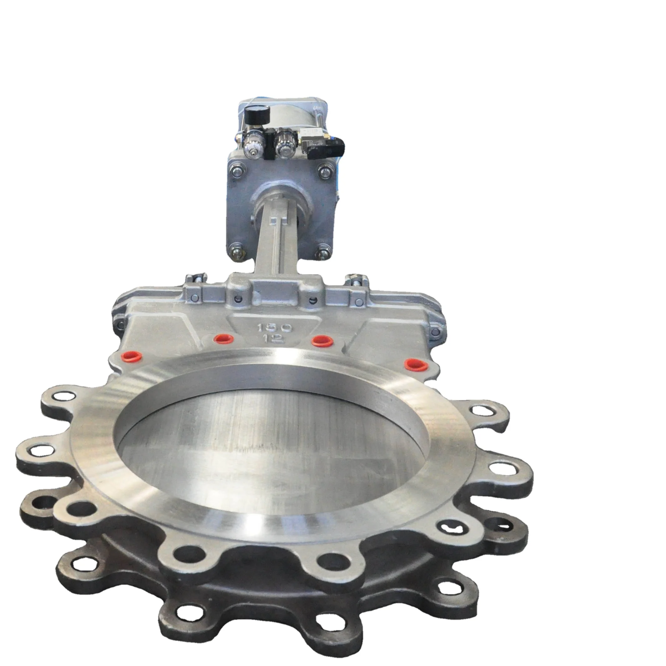 DN100 ASME Pneumatic Lug Type Knife Gate Valve