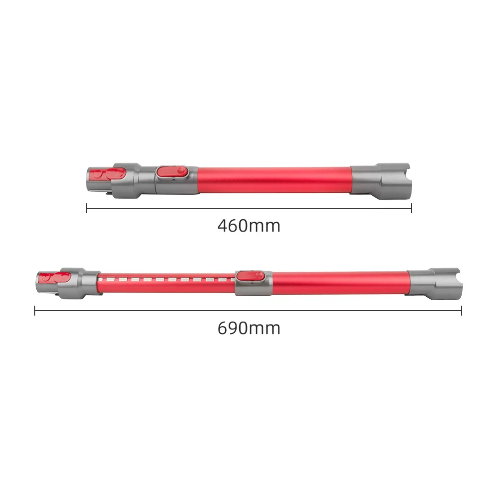Запчасти для пылесосов Dysons V7 V8 V10 V11, алюминиевая трубка телескопа и удлинительная трубка для пылесоса Dysons V7/V8