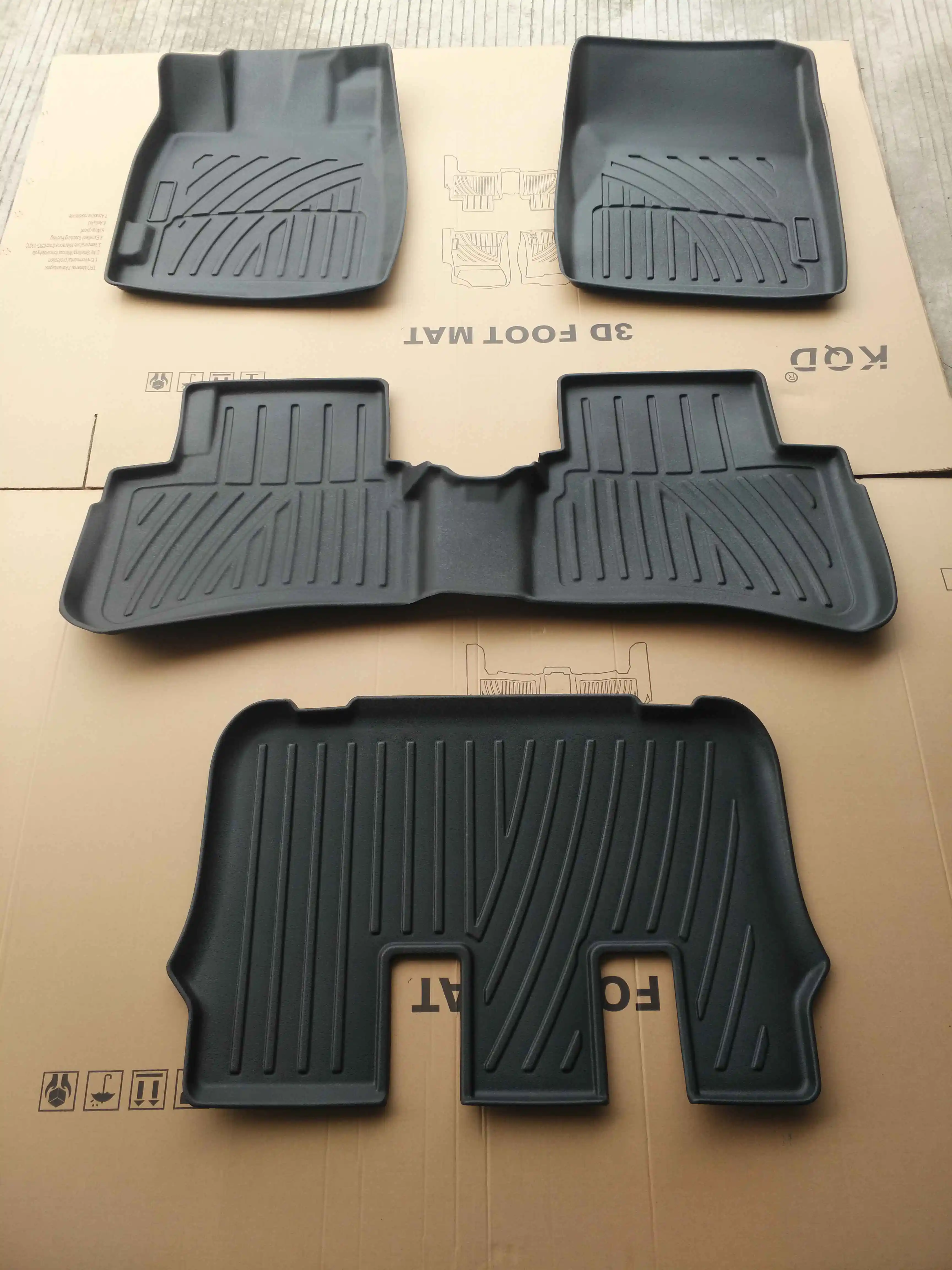 Factory Wholesale Custom Auto Carpet Deep Dish TPE Car Seat Mats 3D 5D Floor Mats Car Foot Mats for HONDA BR-V