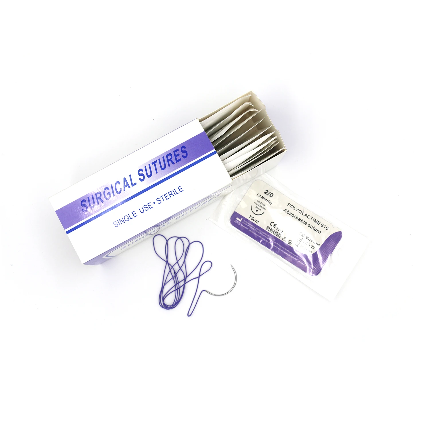 
 Абсорбируемый медицинский хирургический шов PGLA  