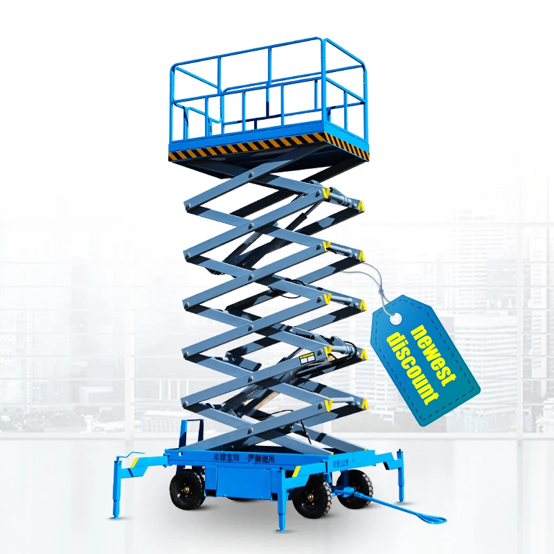 SHANDING Wheelchair Vertical Platform Lift 9 Meter Electrical Pallets Hydraulic Scissors for Construct