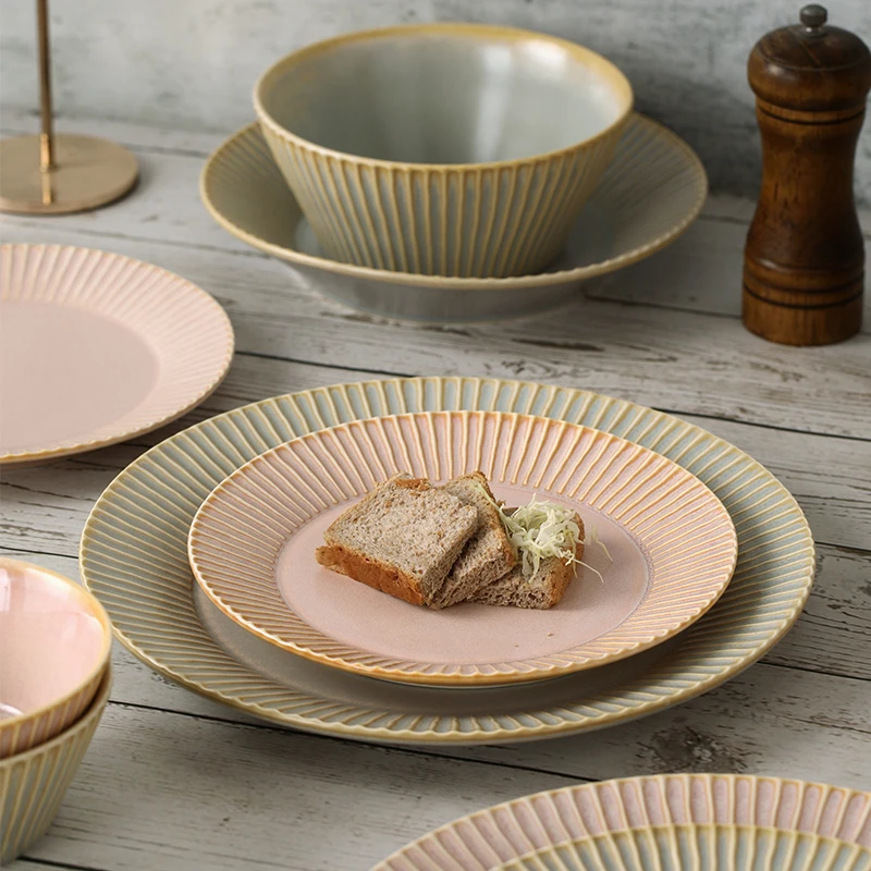 Porcelain Dinner Set Ceramic Plate For Restaurant Supermarket Custom Printing Wholesale Ceramic Dishes