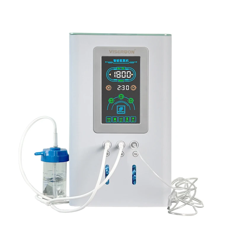 Pure water electrolysis 99.99% H2 generator hydrogen inhalation machine hydrogen breathing machine