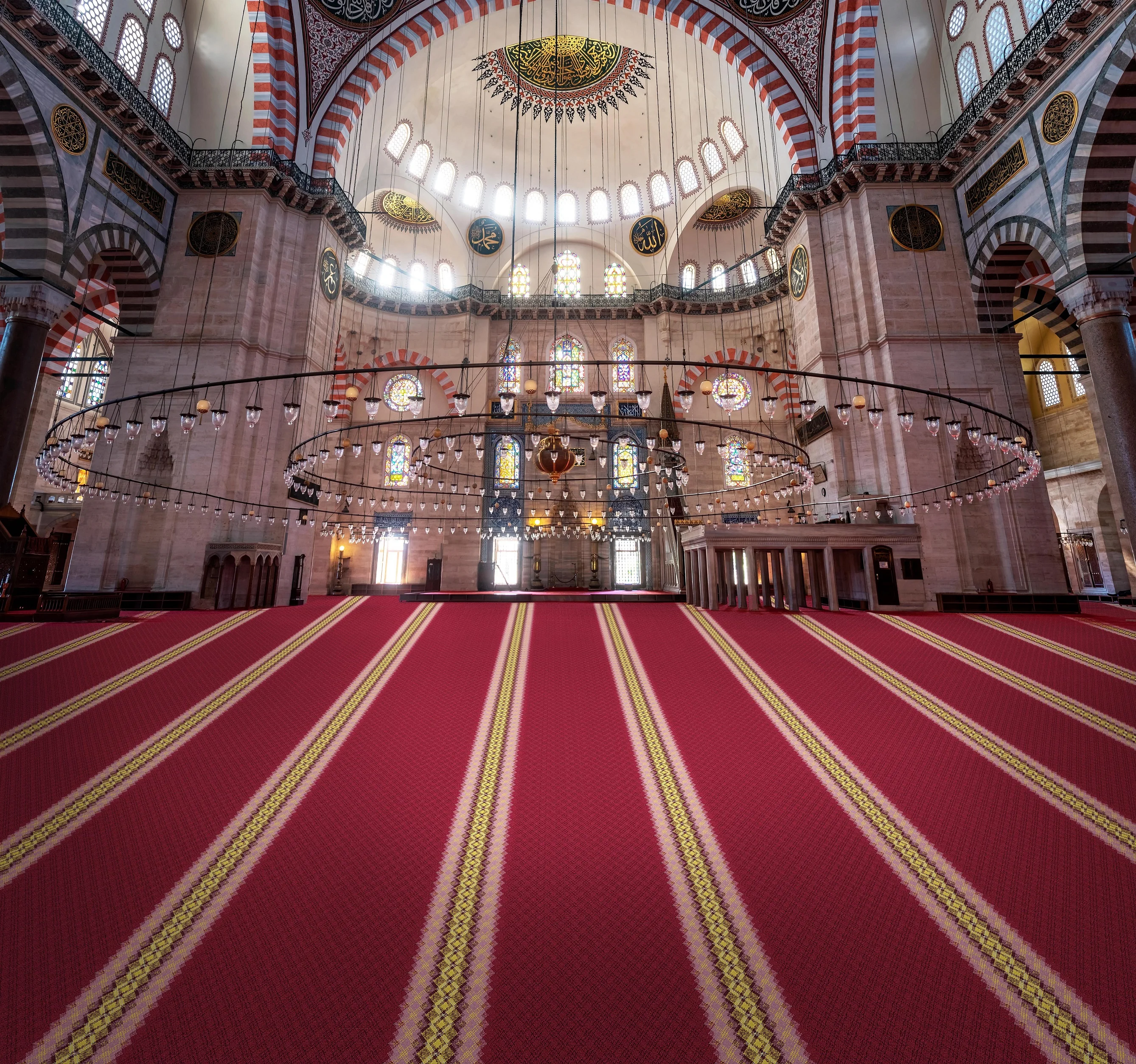 Классическая Турецкая 100% ПП молитва мусульманский Маджид ковер рулон мечеть