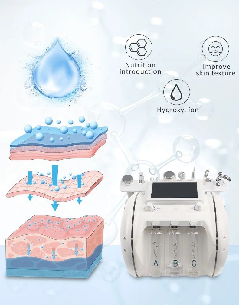 9 in 1 Professional Facial Cleaner Hydro Machine 2023 hidrofacial Crystal Microdermabrasion diamond Beauty Salon Equipment
