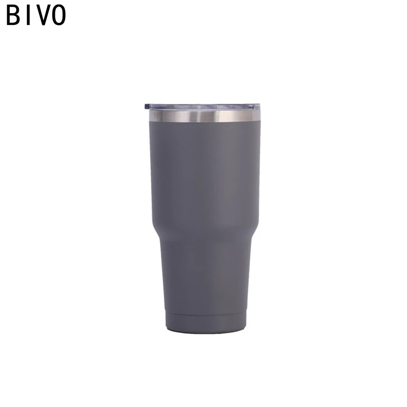 Snow Texture White Blank Sublimation Straight Stainless Steel Wine Double Wall Blanks Tumblers 20 Oz With Metal Straws