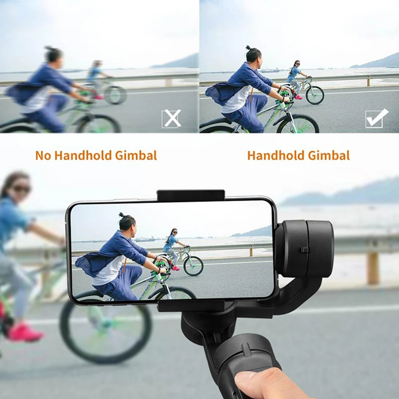  New Arrival 3-Axis Gimbal Stabilizer Smartphone Handheld Selfie Holder Action Camera Video 3