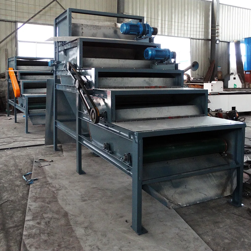 high gradient three roller strong iron sheet cassiterite magnetic separator