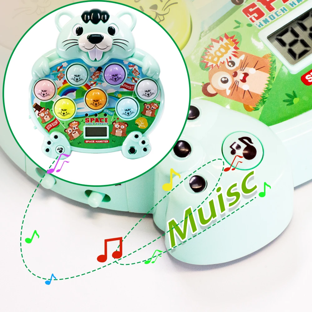 Educational Toys Gophers Game  Whack-A-Mole Fun Gift for Toddlers  Old Kids Boys Girls Hamster