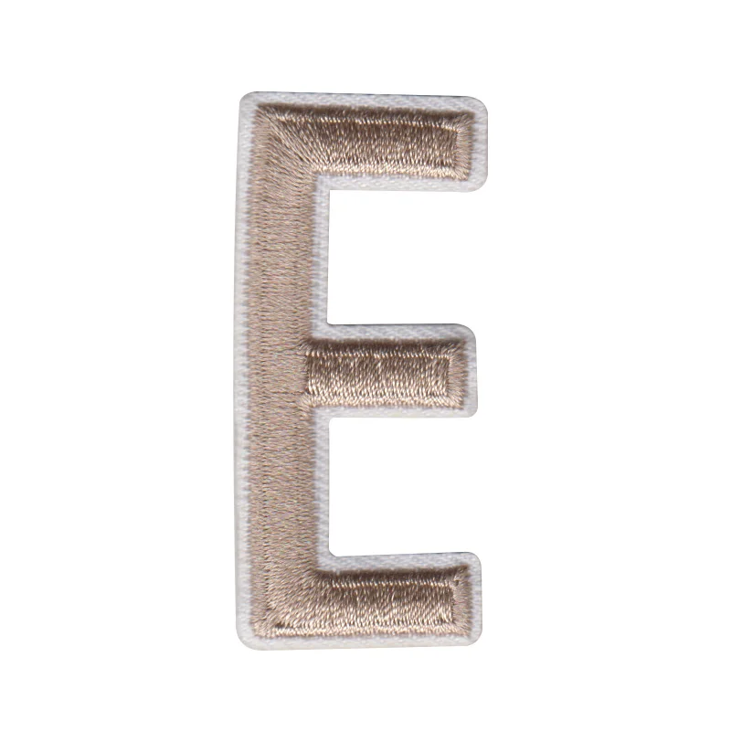 Hot sales pro sport team alphabet greek letter patch embroidery