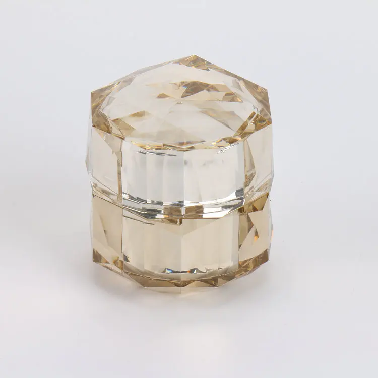 
Luxury Diamond Style 15g 30g 50g Skincare Packaging Bottle Cosmetic Face Cream Jars 