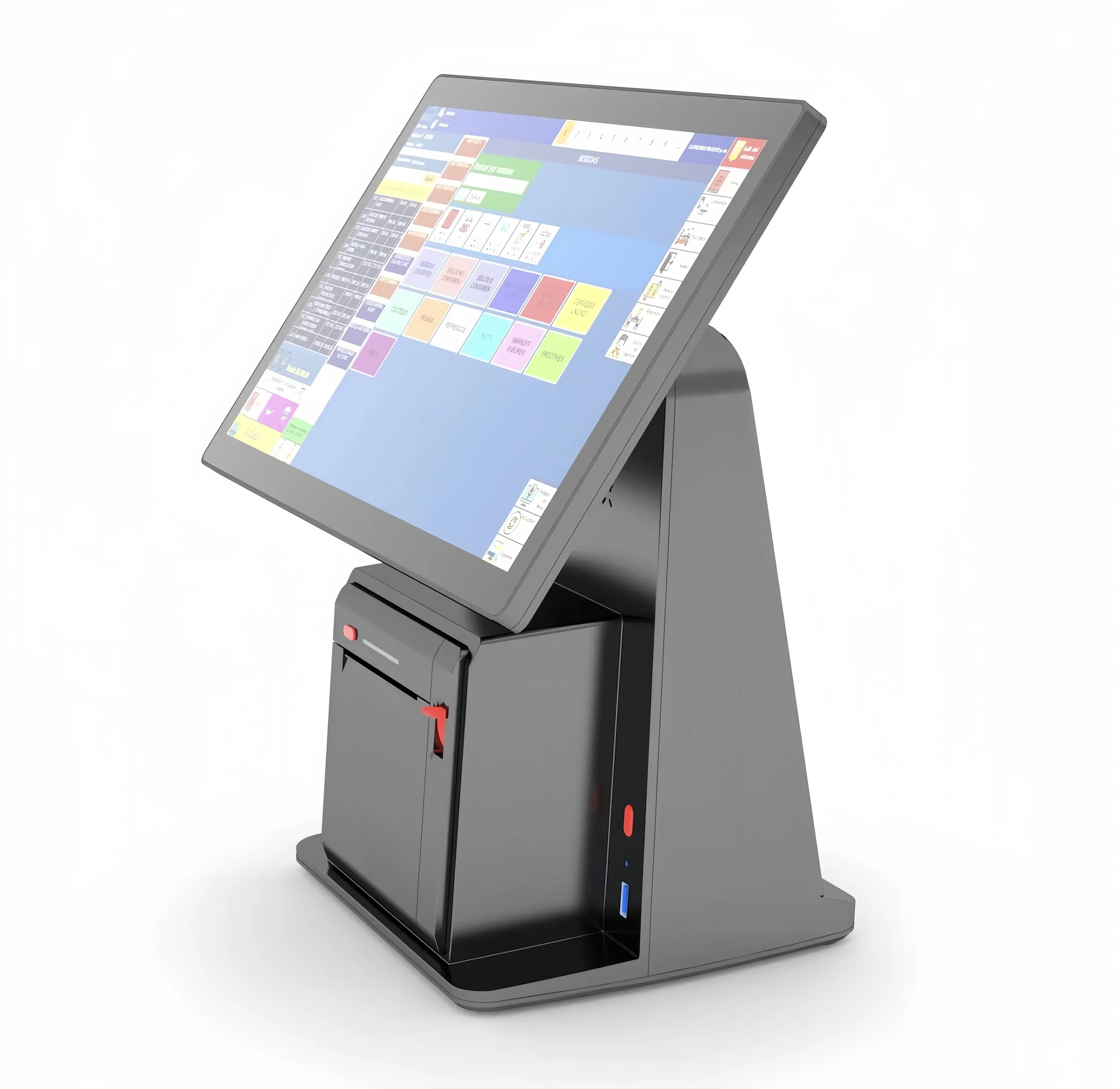 H1140 Touch Screen All-in-one POS System Restaurant Point of Sale Android POS Terminal Software Store Cash Register Pos