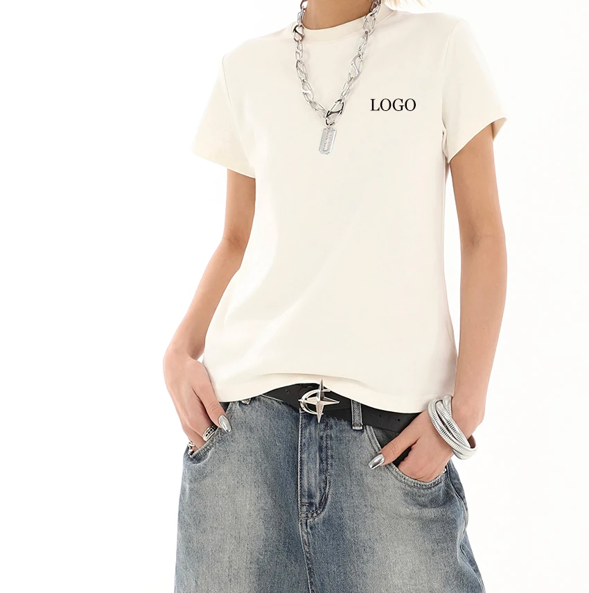 Clothing Manufacturers Custom T-Shirt Logo Patch Women Oversized Tee Classic Causal Running Sports T-Shirt For Women