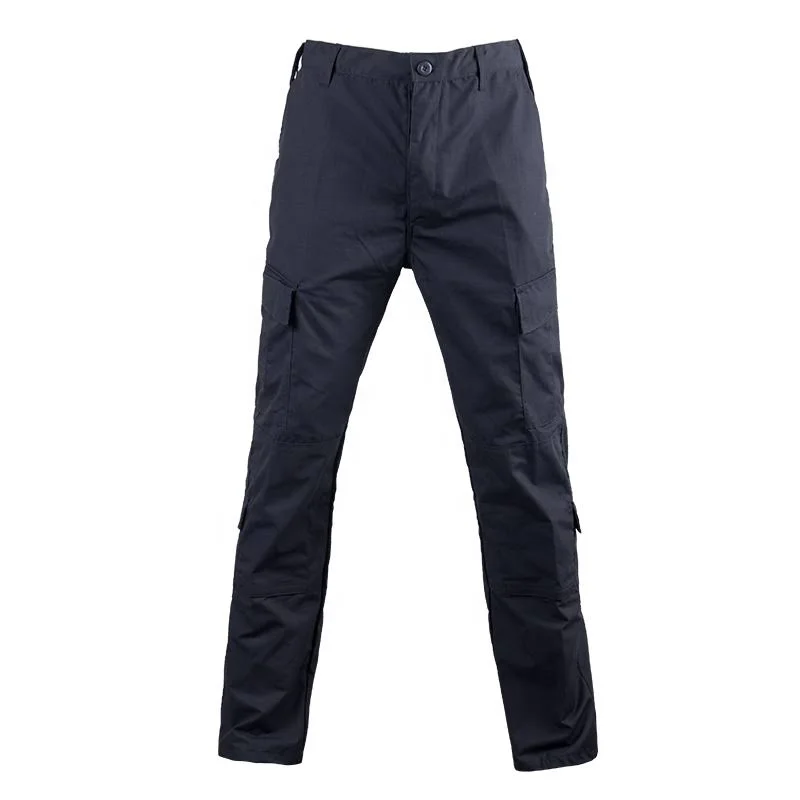 New Custom Security Guard Uniforms Black Dark Navy Blue Tactical BDU Uniform