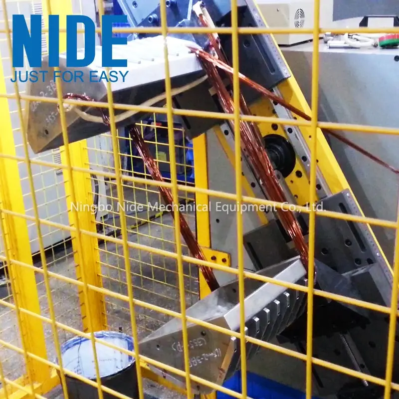 big coil making equipment pump motor stator torodid coil winding machine