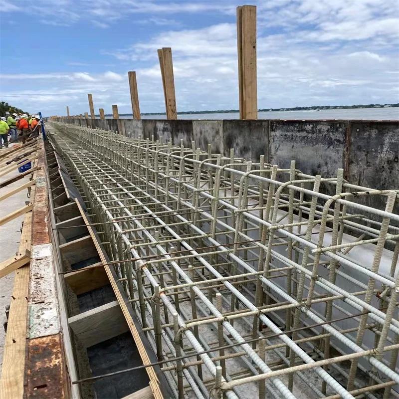 solid fiberglass plastic rebar high strength frp composite bar instead of steel rebar
