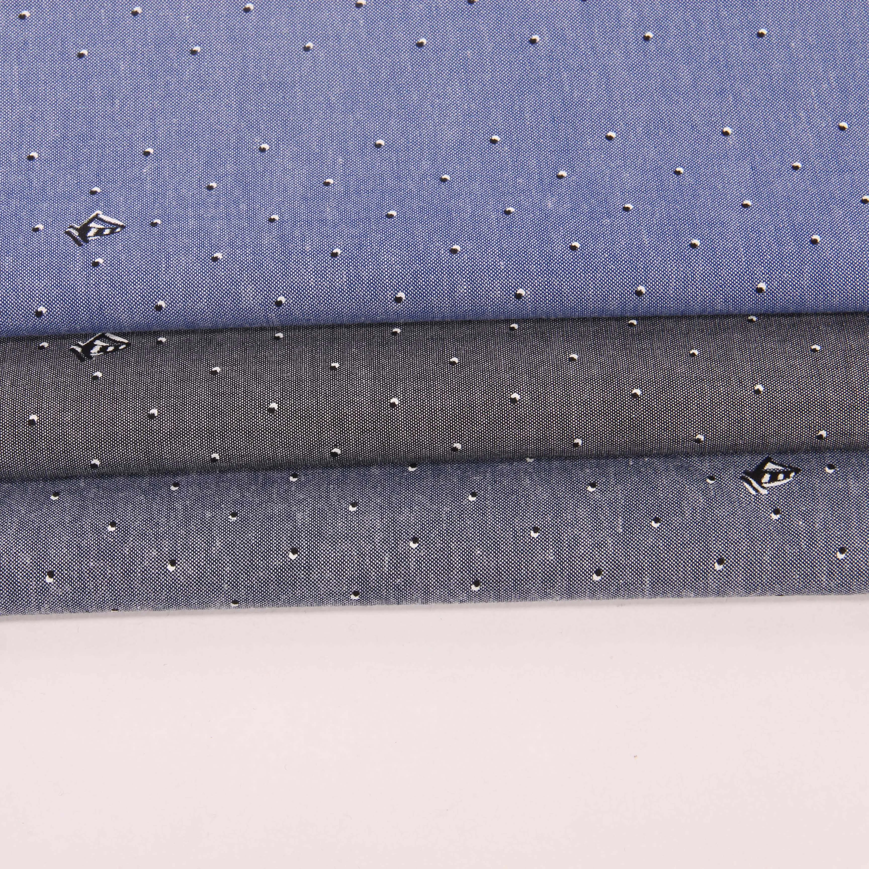 100 cotton yarn-dyed printed fabric cotton shirt cotton woven fabric