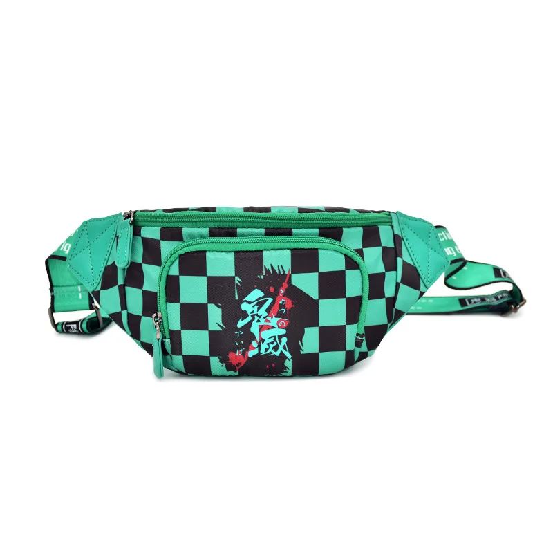 B090 Kamado Tanjirou Nezuko Agatsuma Zenitsu Tomioka Giyuu Kaneki Ken Scout Legion Waist Bag Outdoor Running Fanny Pack