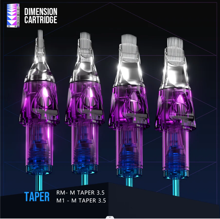 Disposable Sterilized Professional Tattoo Needle Cartridges Permanent Makeup Eyebrow Tattoo Cartridge Needle