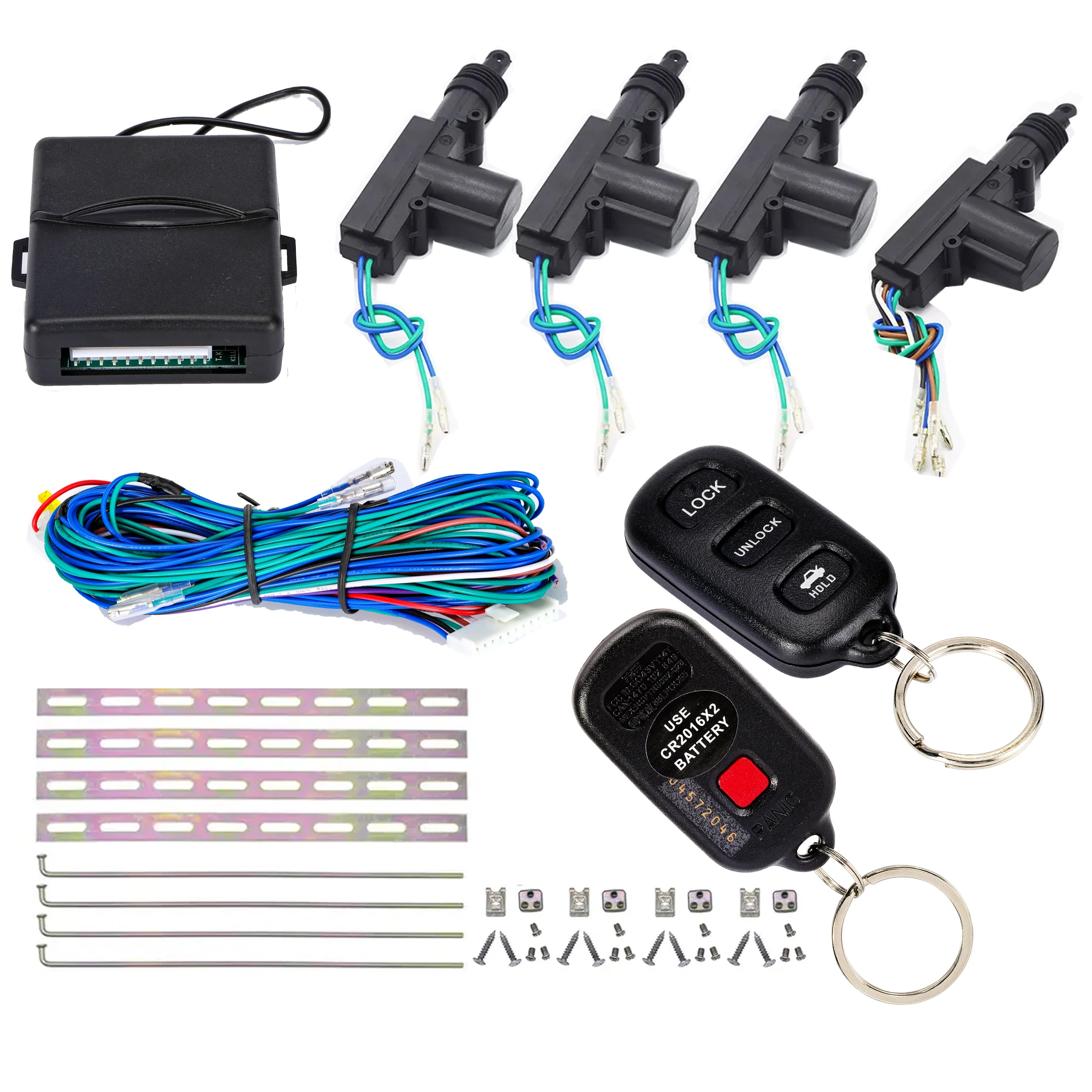 Popular wireless remote control lock unlock car door open kit center locking REMOTE CENTRAL DOOR LOCK KIT with actuators System