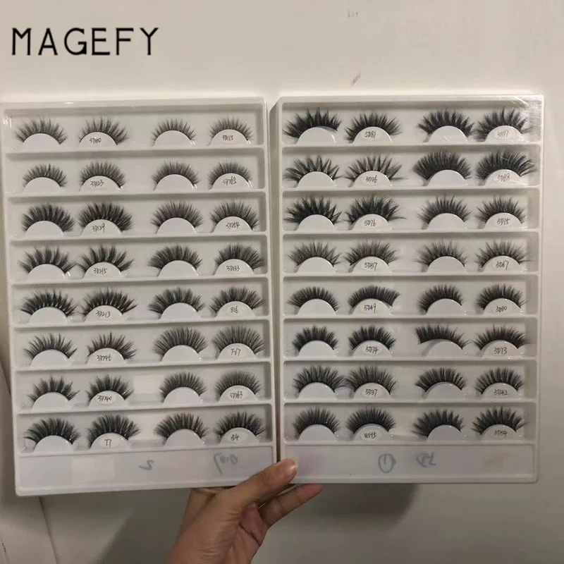 MAGEFY hybrid eyelash strips wholesale make your own brand wispy false eyelash