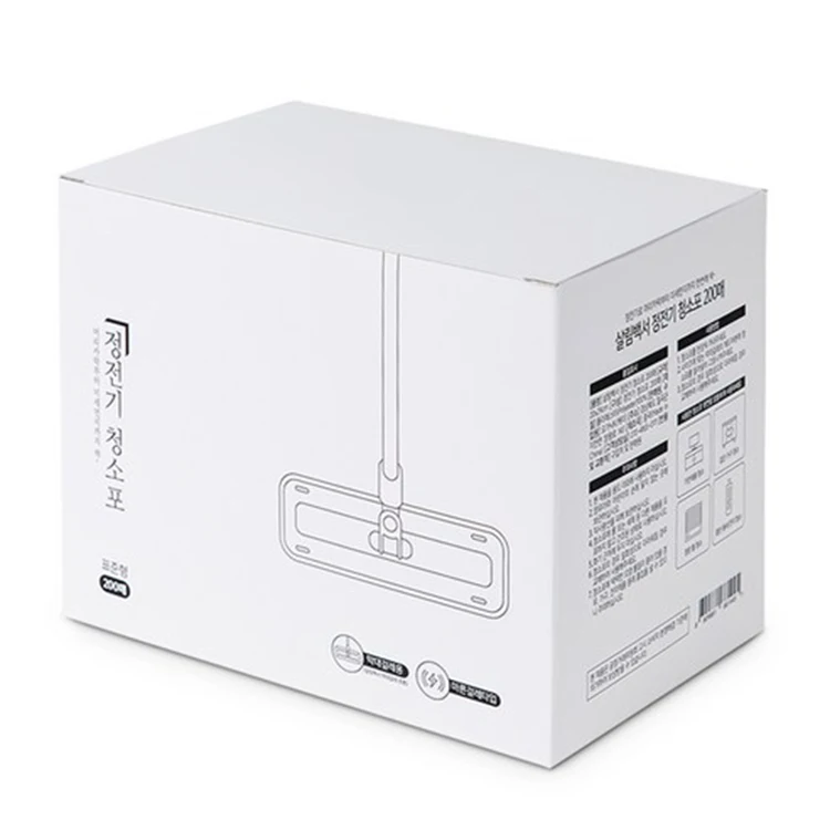 Wet And Dry Electrostatic Dust Mop Thick Floor Wiping Cloth Floor Mop Cleaning Wet Wipes