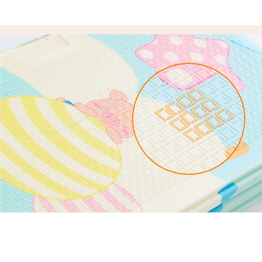 Детский коврик для ползания, Детская игра XPE, двухсторонний Складной Игровой Коврик