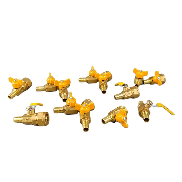 
High pressure oil gas 1/2 inch Female threaded copper Cw617N forged brass ball valve 