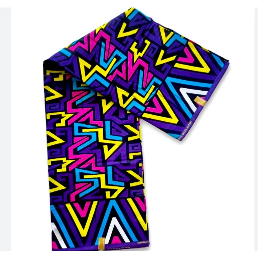 New Design Colorful Kente and Hitarget Real Wax Fabric African Wax Prints Ghana Style Wedding Fabric