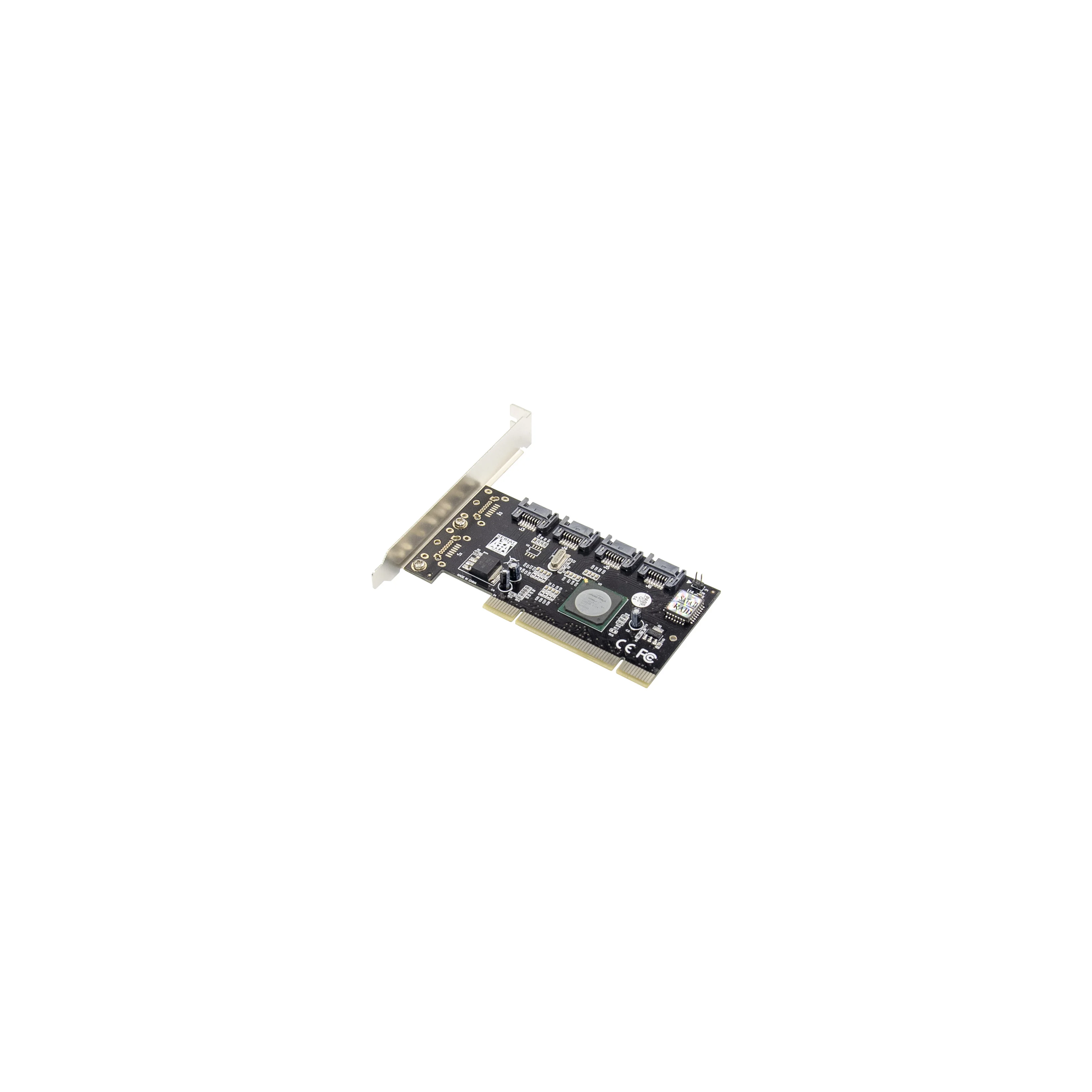 Manufacturer Wholesale 4-SATA RAID5 Controller Card SIL3124 Chipset PCI Interface Card