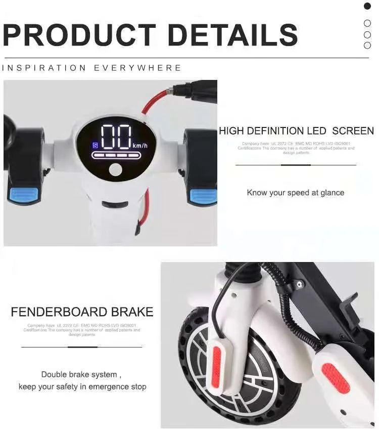 EU Warehouse MICROGO M5 OEM Factory Ship Directly Top Quality Waterproof Adult 8.5inch Tire Electric Motorcycle Scooter