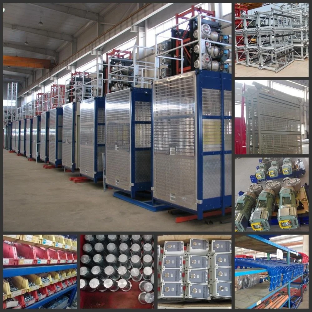 CE approved SC series mast construction hoist