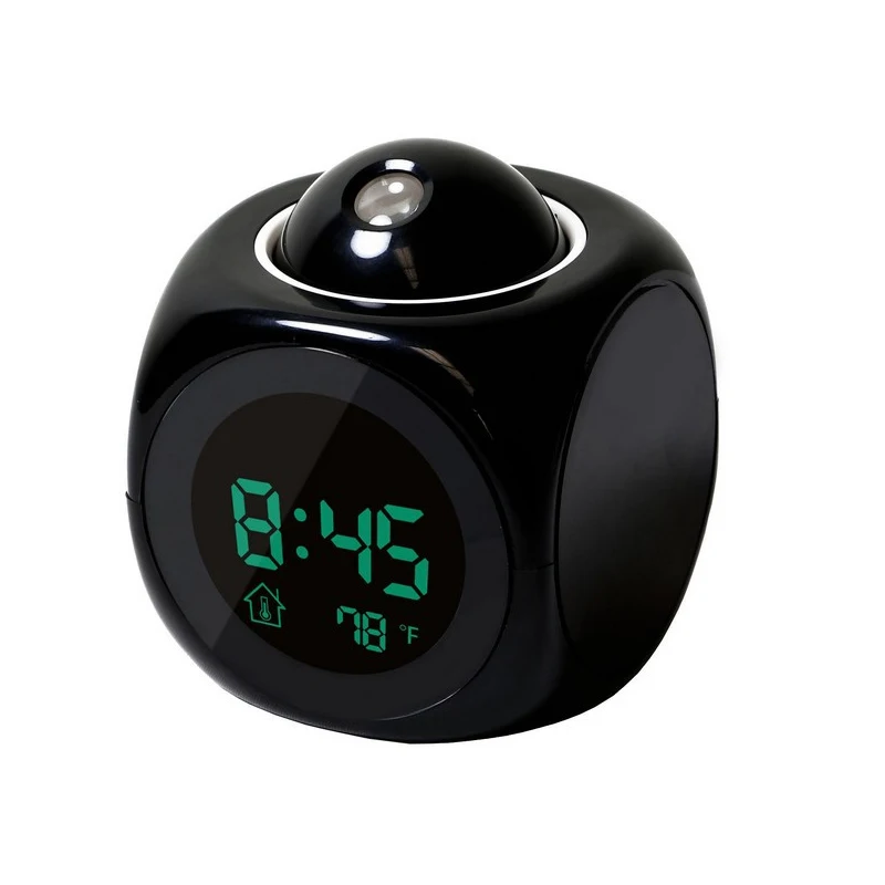 T507 Kids Led Lcd 3D Projecting Projection Digital With Alarm Clock Projector