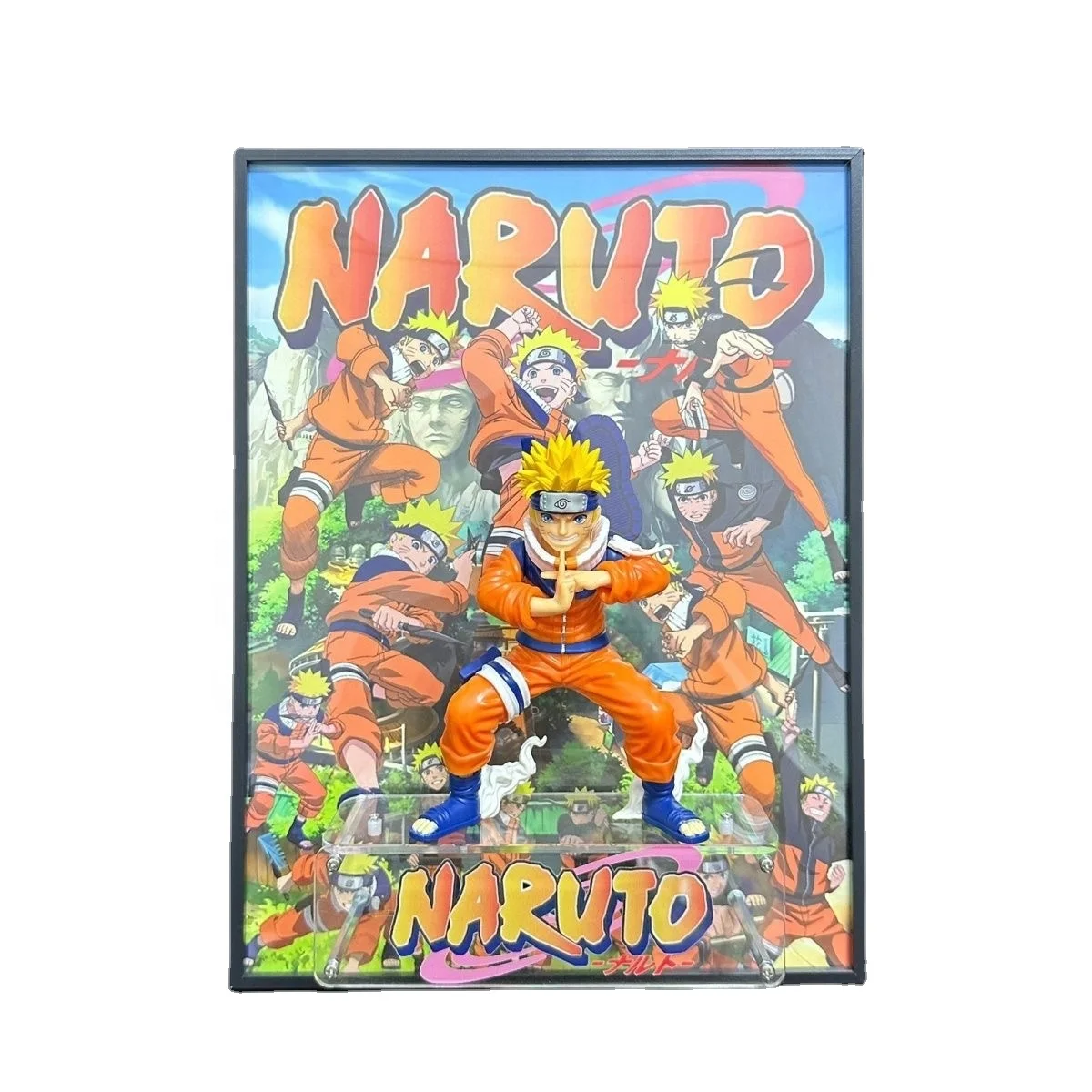 40*30CM One Pieces Uzumaki Naruto Anime Figure Art Poster Painting HD Quality Wall Art Retro Poster Decorative Painting For Home
