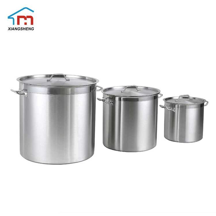 high quality giant cooking pot and pan kitchen ware restaurant hotel  large commercial meat  multifunctional cooking pot